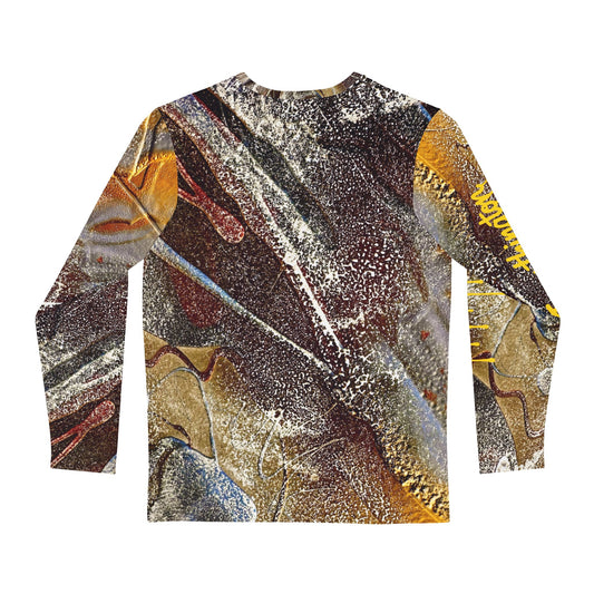 Vibrant Artistic Long Sleeve Shirt for Men, Casual Wear, Unique Apparel, Trendy Gift, Autumn Style All Over Prints - Jworthington