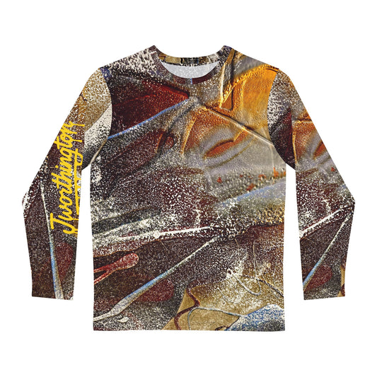 Vibrant Artistic Long Sleeve Shirt for Men, Casual Wear, Unique Apparel, Trendy Gift, Autumn Style