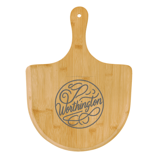Personalized Bamboo Pizza Board for Engraving, Custom Kitchen Gift, Home Cooking, BBQ, Housewarming, Wedding Gift