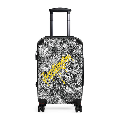 Statue Print Suitcase, Hard Shell Travelling Suitcase, Greek Statue Canvas Suitcase, Handmade Large Suitcase, Cabin Suitcase